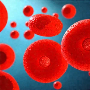 Erythrozyten als Träger des Häm-Moleküls bei der Hämopyrrollaktamurie